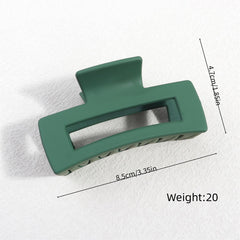 Rectangular Cutout Hair Claw for Thick and Thin Hair