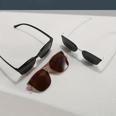 Square Sunglasses UV400 Sun Shades Glasses for Women Men
