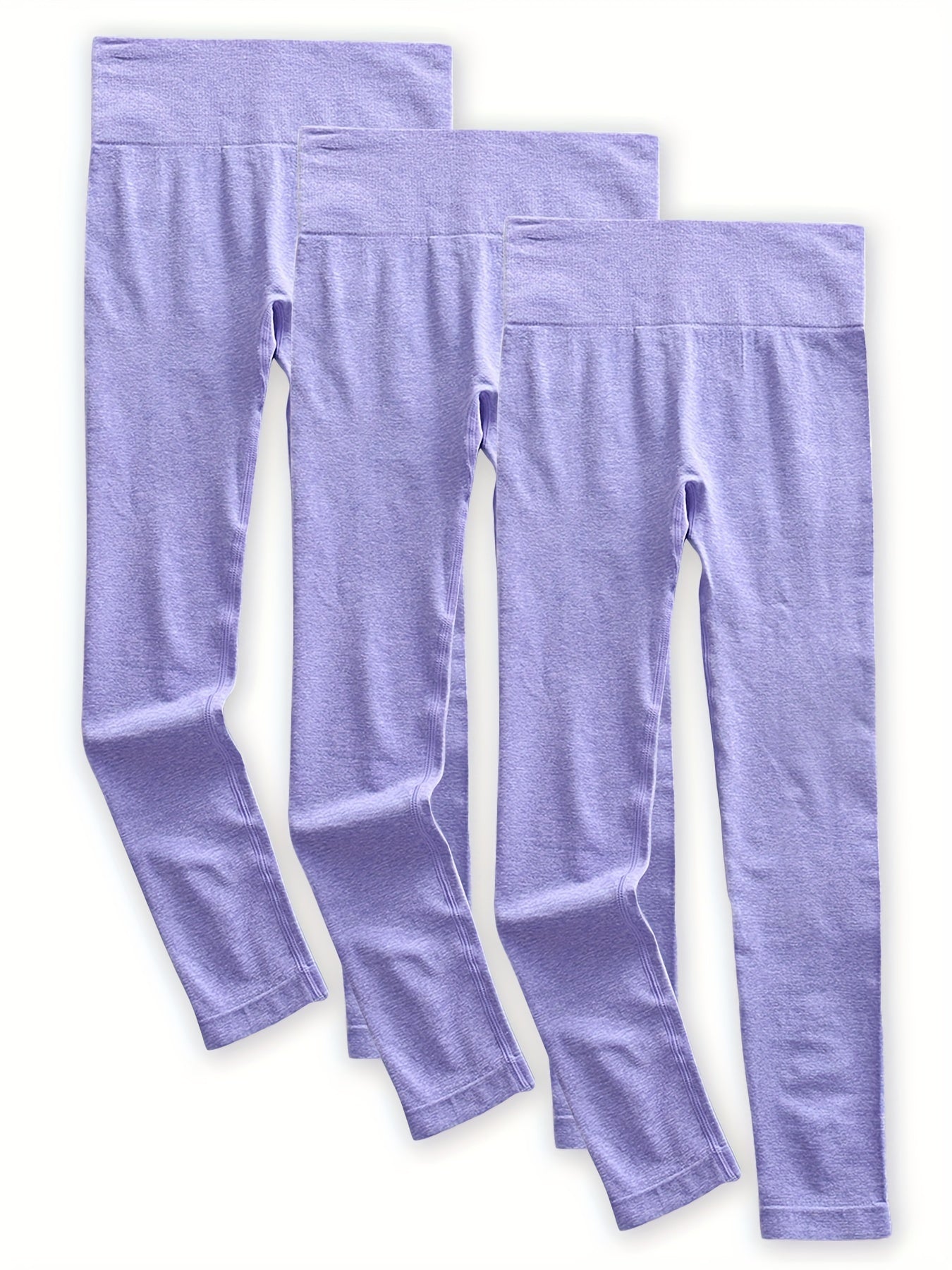 Solid Stretch Sports Leggings High Waist Running Workout Pants