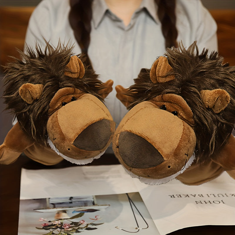 Interactive Cartoon Animal Hand Puppet Plush Toy