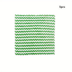 5pcs Microfiber Kitchen Dish Cloths Soft Cleaning Rag
