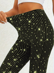 Women's Plus Glitter Dot High Rise Leggings