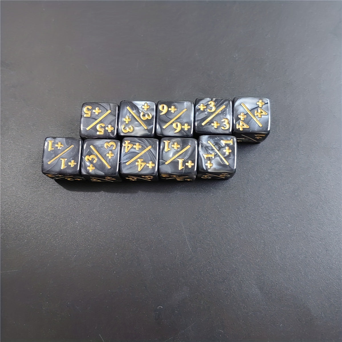 10-Piece Set 1 Dual Energy Dice for Math Lessons & Table Games