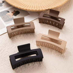 4pcs Matte Hair Claw Clip Thick Hair Non Slip Hair Clips