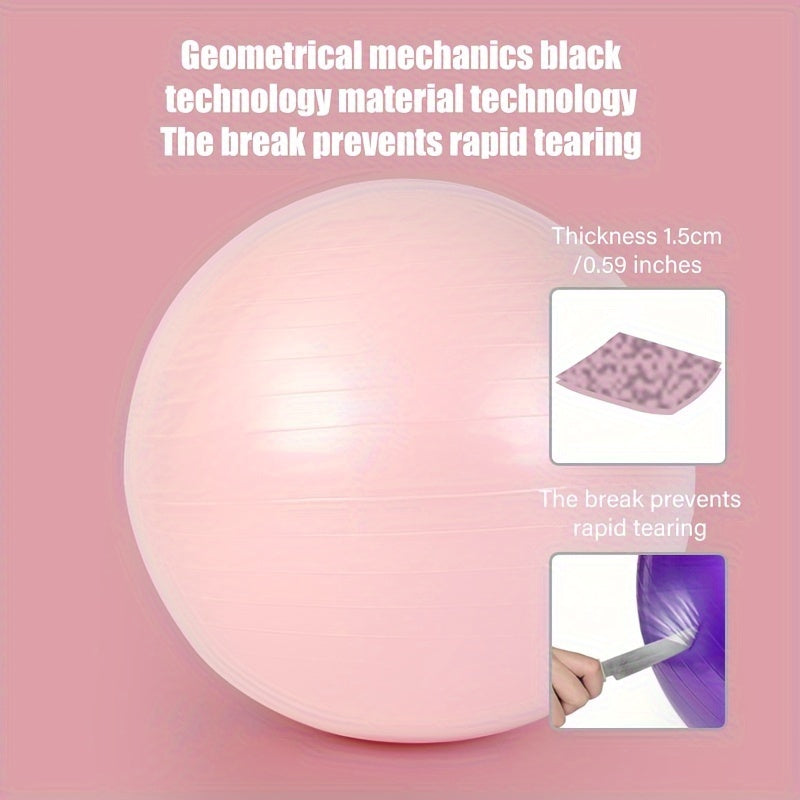 PVC Yoga Ball for Fitness Balance Training 65cm