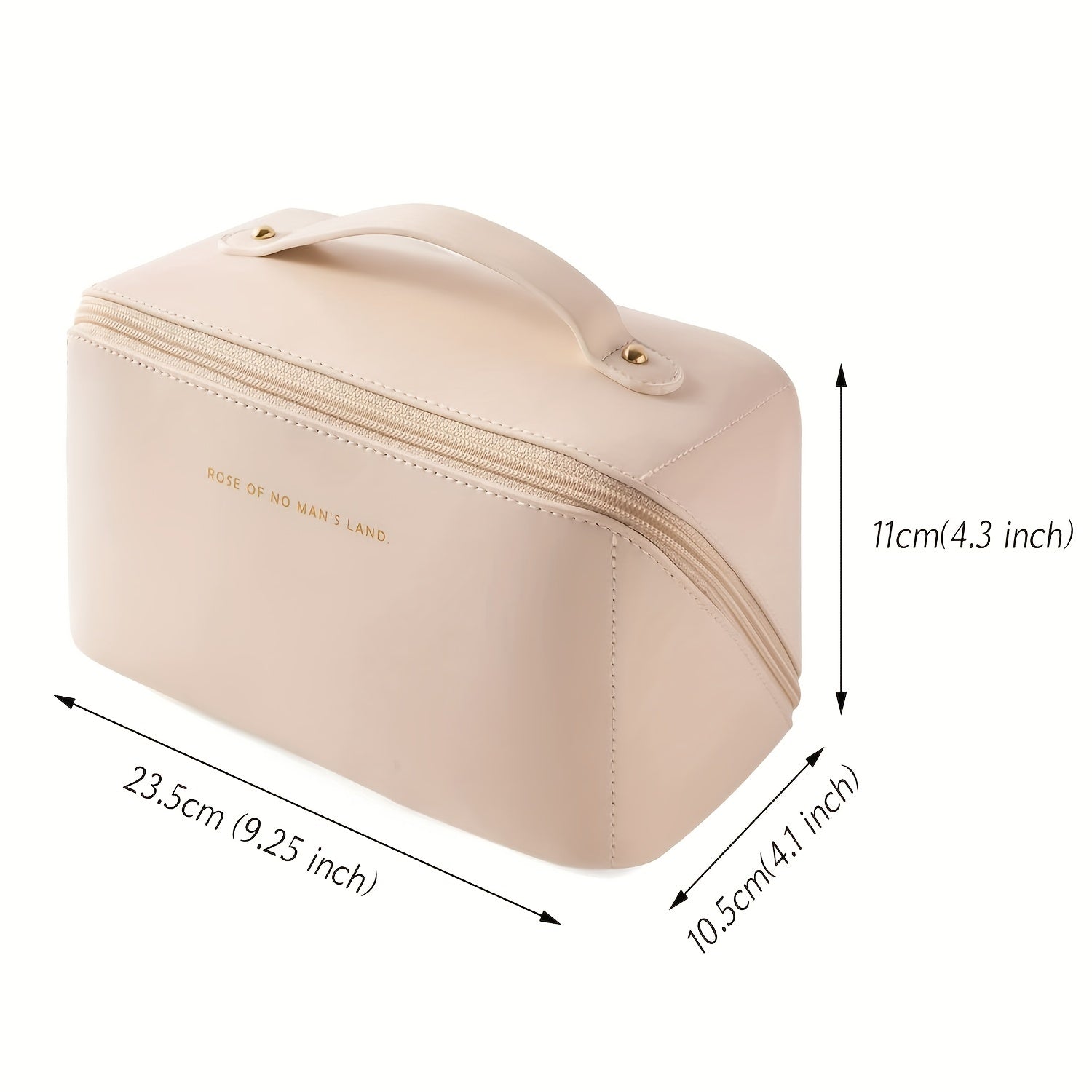 Portable Cosmetic Bag Letter Graphic Travel Storage Waterproof Toiletry Bag