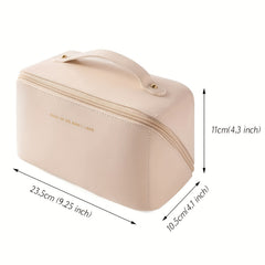 Portable Cosmetic Bag Letter Graphic Travel Storage Waterproof Toiletry Bag
