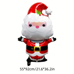 Christmas Foil Balloons Santa Snowman Xmas Decoration