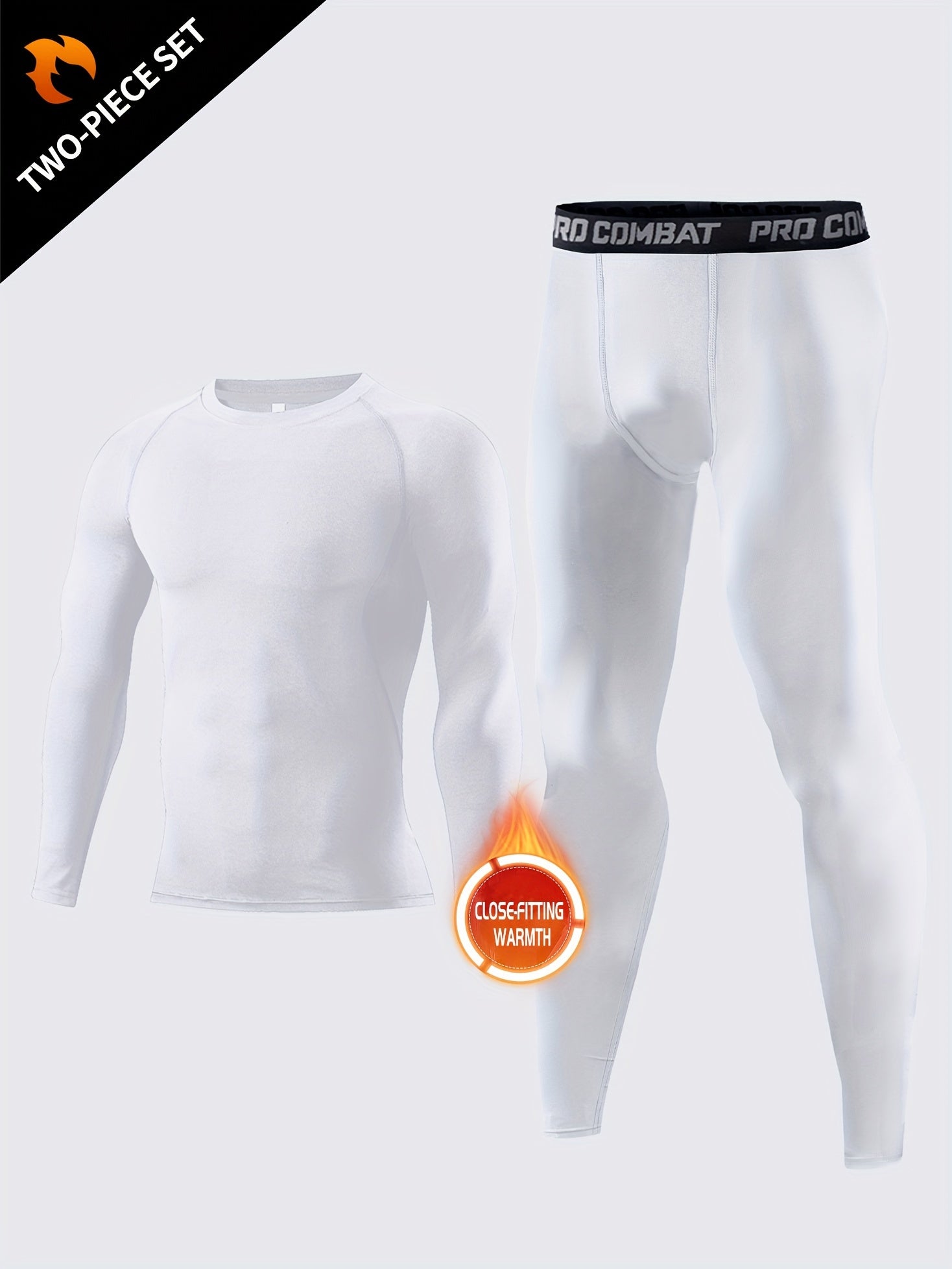 Men's Long Sleeve Compression Set for Sportswear