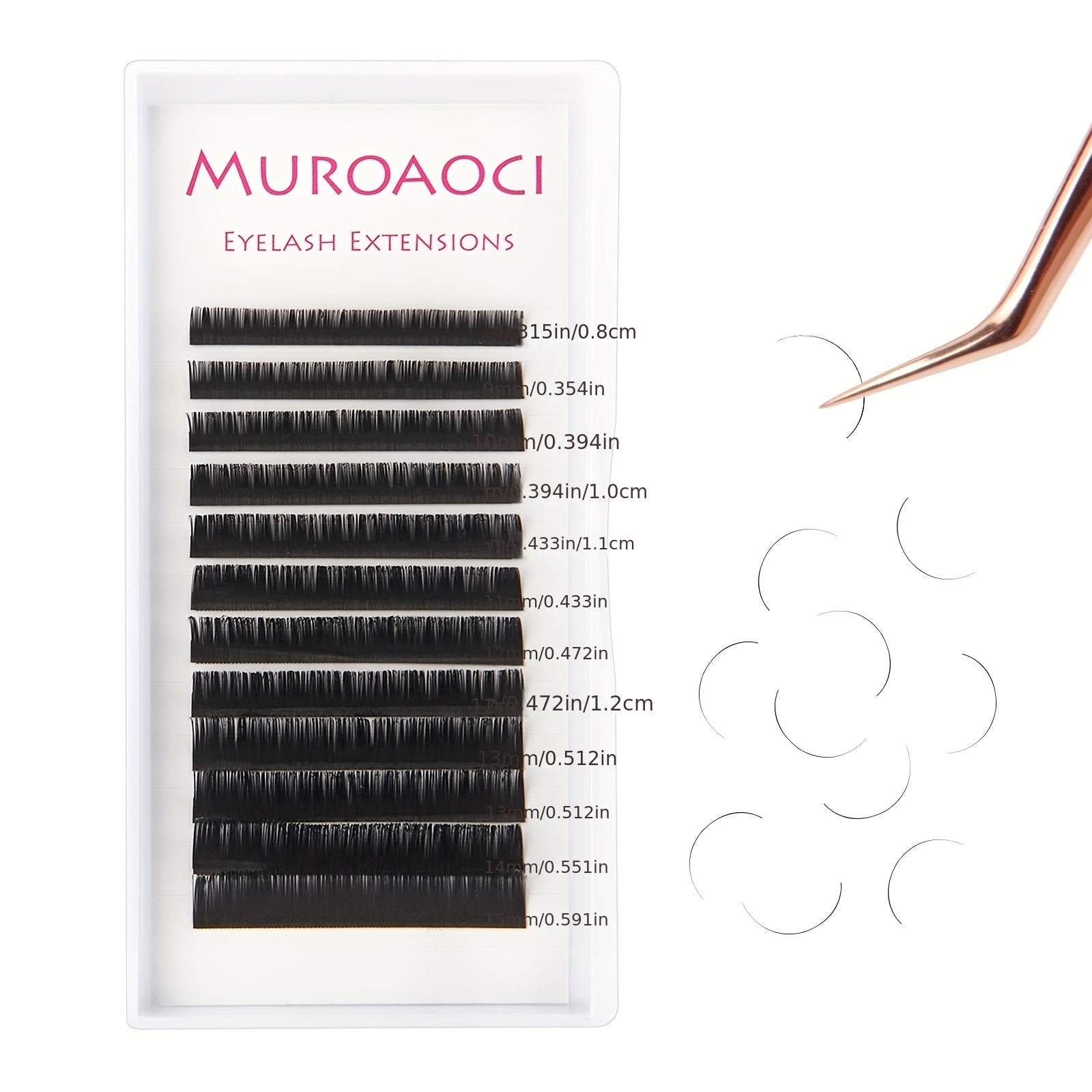 Soft Mink C Curling Lashes 8 15 20 Mm Cluster Lashes Extension