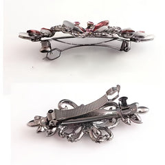 Butterfly Hair Crystal Barrette Clip for Girls Women