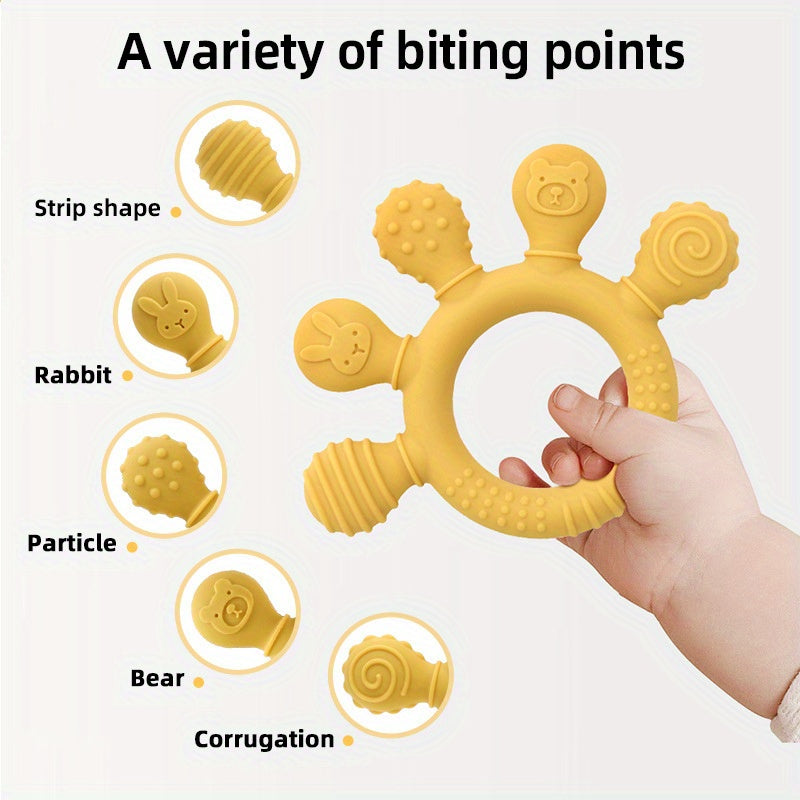 Idela Baby Teething Ring Silicone Teether for Infants