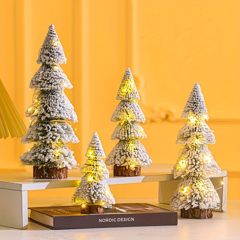 Mini Christmas Trees 14.99 cm with Lights