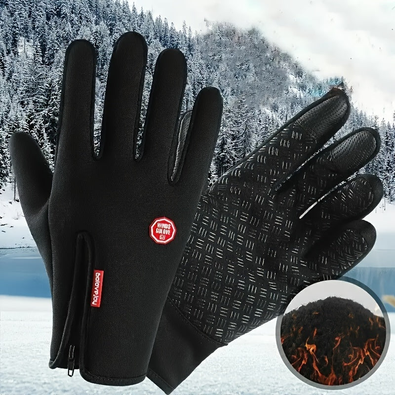 Winter Warm Touch Screen Gloves Waterproof Cold Weather Windproof