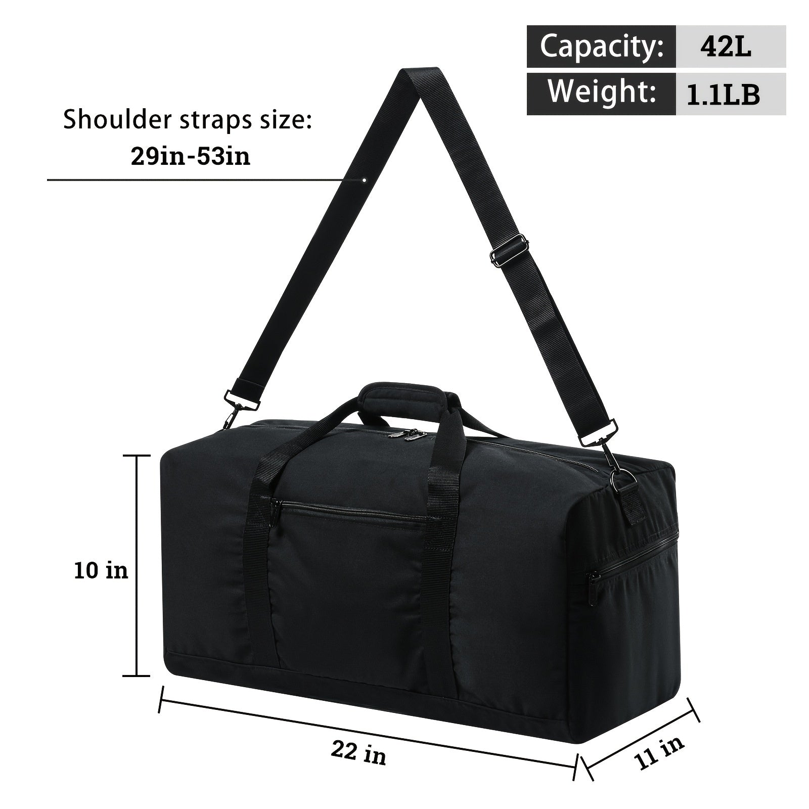Large Capacity Travel Storage Bag Lightweight Duffel Bag