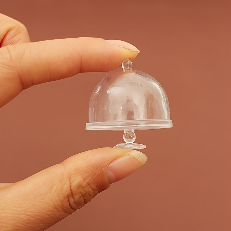 Dollhouse Transparent Tray with Lid Set - Kitchen Decor
