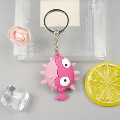 Men's Ocean Series Cartoon Octopus Sea Jellyfish Keychain