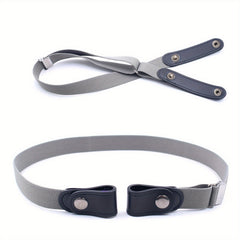 No Buckle Casual Stretch Belt Adjustable Elastic Stretch Belts for Women