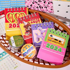 Mini Small Desk Calendar Desktop Decoration Student Planner