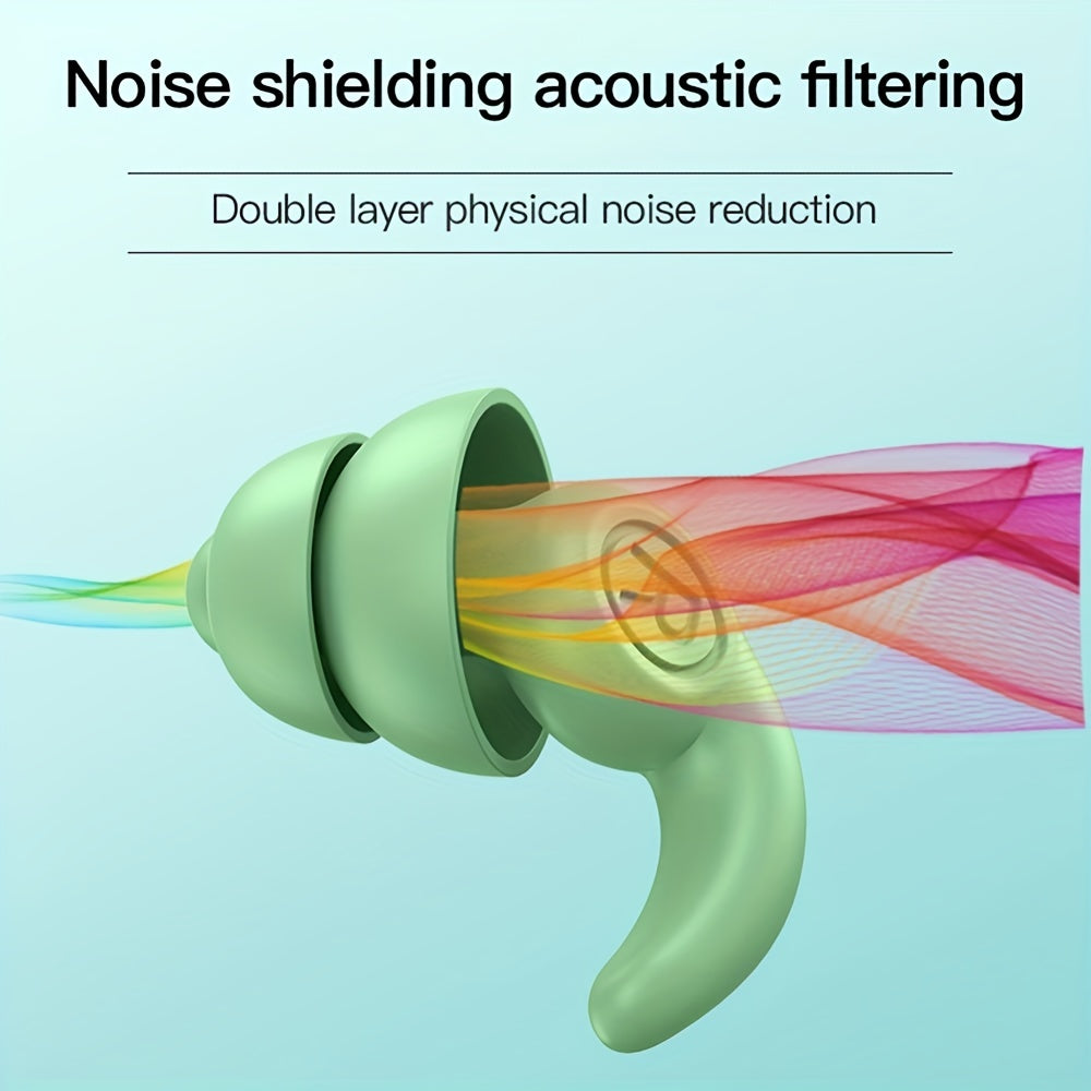 Waterproof Silicone Swimming Ear Plugs Comfortable for Diving Surfing, Sleeping