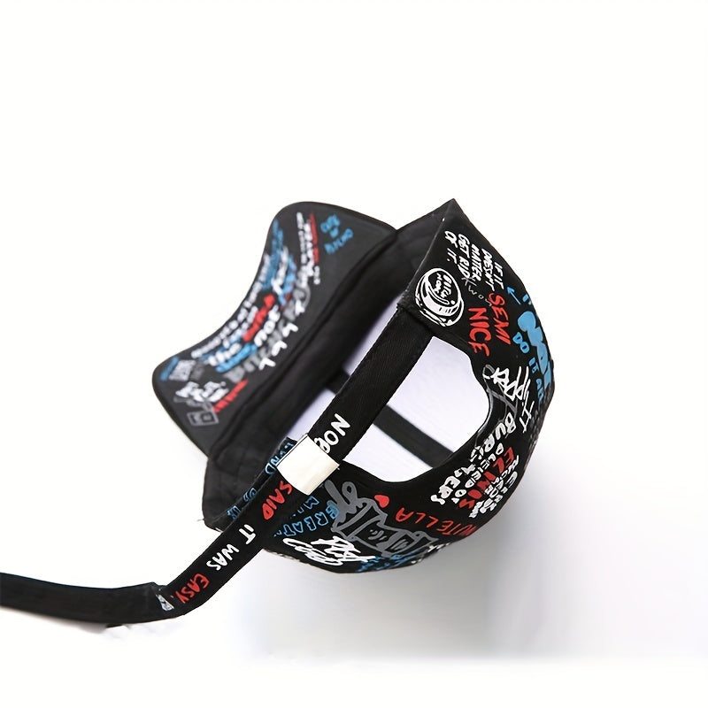 Cartoon Graffiti Hipster Peaked Hat Street Baseball Cap Adjustable