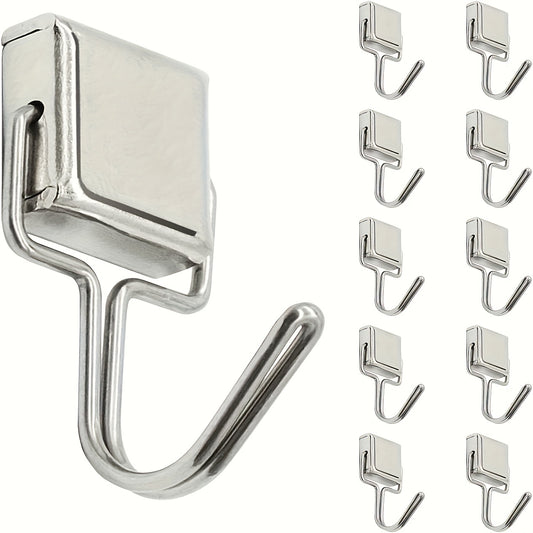 10pcs Magnetic Hooks 6 35KG Strong Magnets With Hooks For Hanging Cruise Fridge