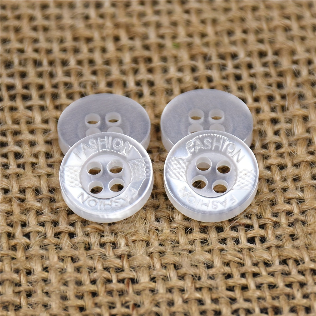 10PCS Resin Button Pearlescent Shirt Button 065