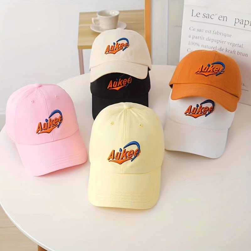 Letter Embroidery Baseball Cap and Peaked Cap