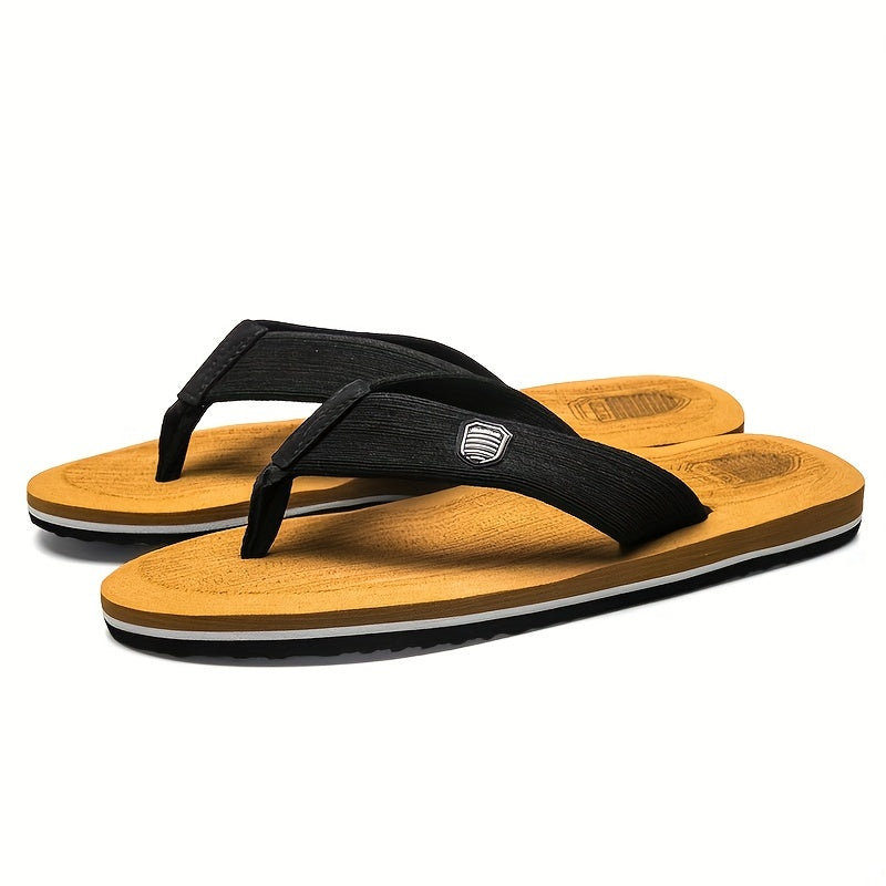 Men's Non Slip Outdoor Flip Flops - Casual Walking Slippers