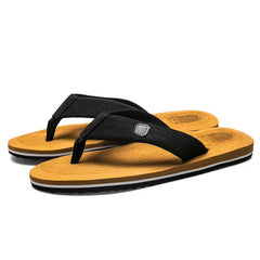 Men's Non Slip Outdoor Flip Flops - Casual Walking Slippers