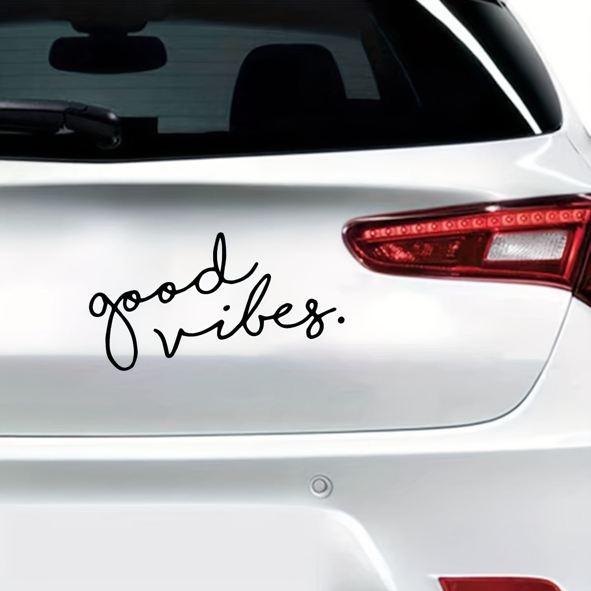 Good Vibes Car Sticker Set - Front & Rear Glass Body Pull Stickers