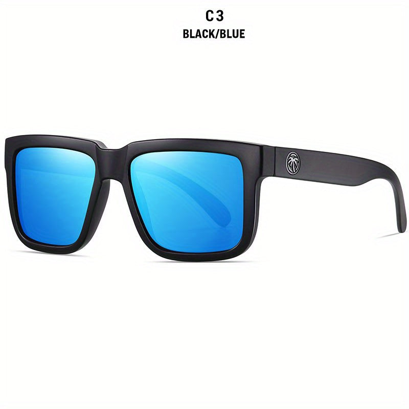 Square Frame Polarized Sunglasses Men's UV Protection Holiday Outdoor Beach