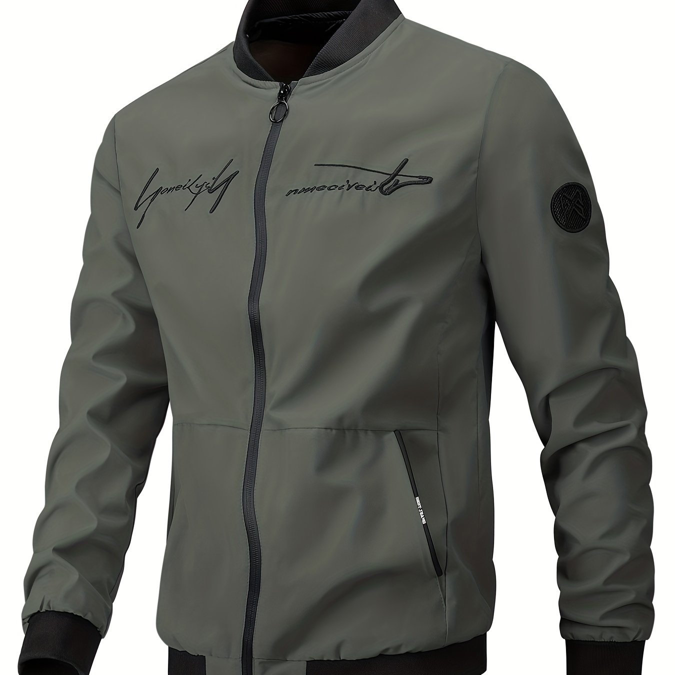 Men's Lightweight Windbreaker Jacket for Spring Fall