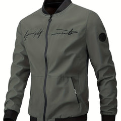Men's Lightweight Windbreaker Jacket for Spring Fall
