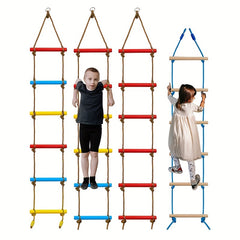 Rope Ladder Climbing Game Swing Tree House Playground Set