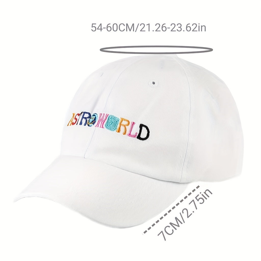 Embroidered Letter Peaked Cap Fisherman Hat Outdoor One Size Spring Summer