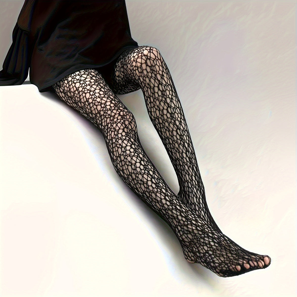 Fishnet Tights High Waist Mesh Pantyhose Women's Stockings