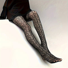 Fishnet Tights High Waist Mesh Pantyhose Women's Stockings