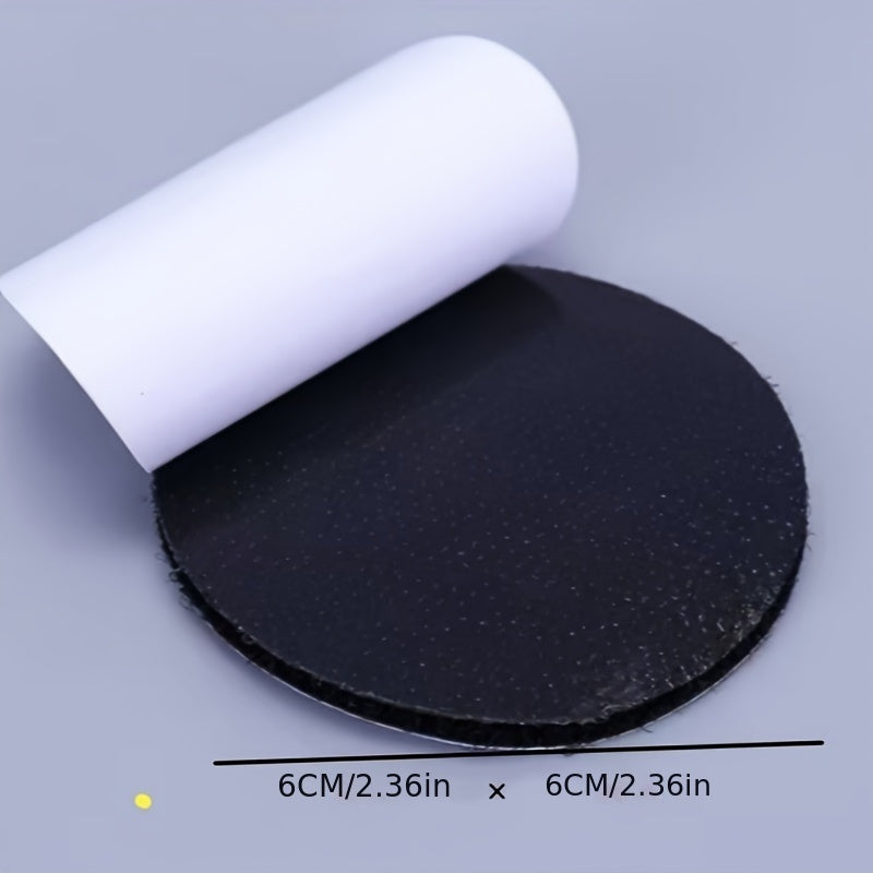 8pcs Round Adhesive Hook And Loop Fasteners