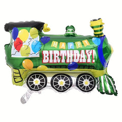 50pcs Happy Birthday Car Aluminum Film Balloons