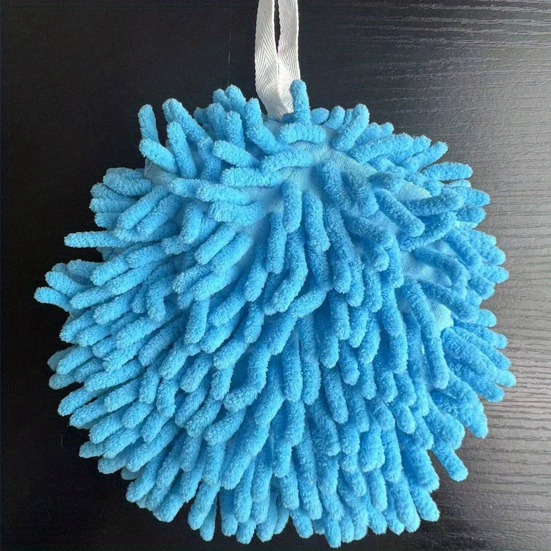 Chenille Hanging Towel Ball for Quick Drying Hands