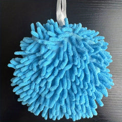 Chenille Hanging Towel Ball for Quick Drying Hands