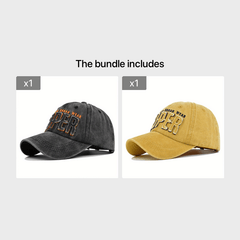 Retro Patch Embroidery Baseball Cap with 3D Embroidery