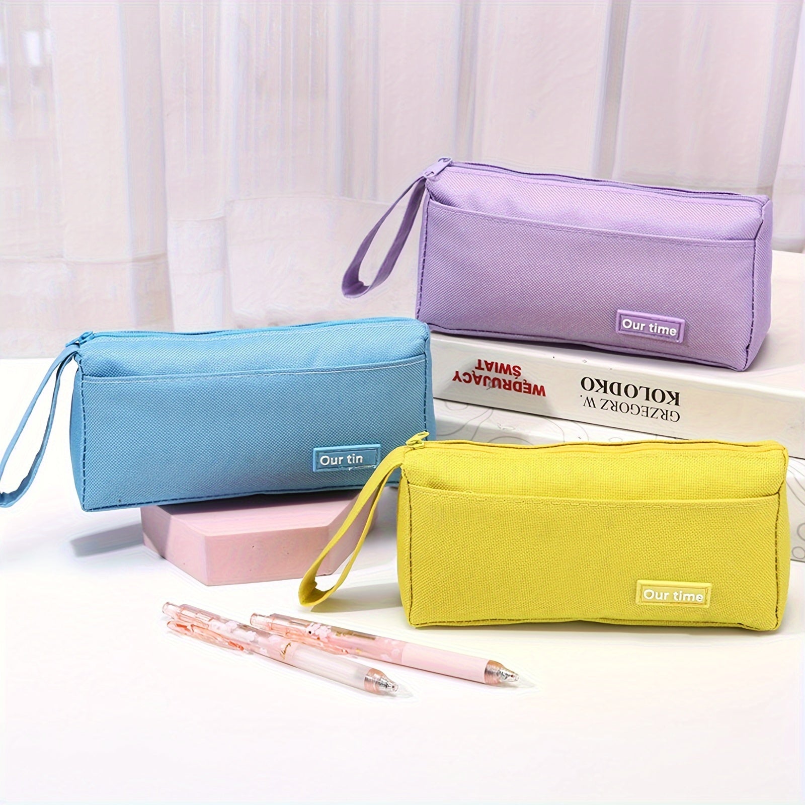 Large Capacity Portable Pencil Case for Students