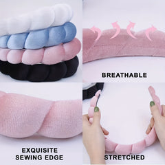 Soft Cloth Fabric Headband for Skincare Makeup Wear