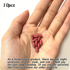 10pcs Polymer Clay Vegetables & Fruits Realistic Dollhouse Accessories 1 12 Scal