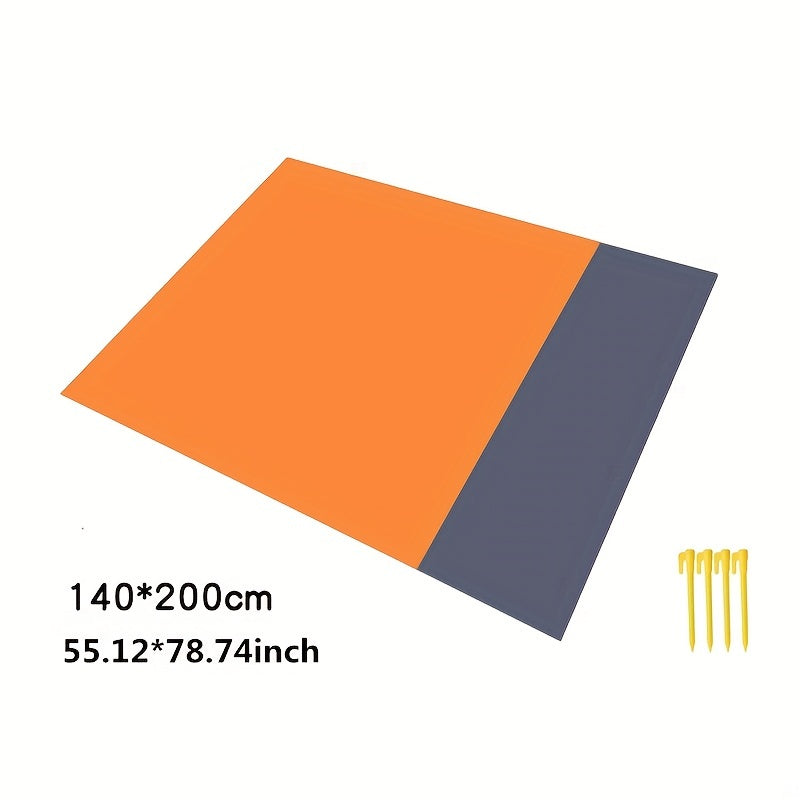 1pc 2x2 1m Camping Mat Waterproof Beach Blanket Portable Lightweight Mat