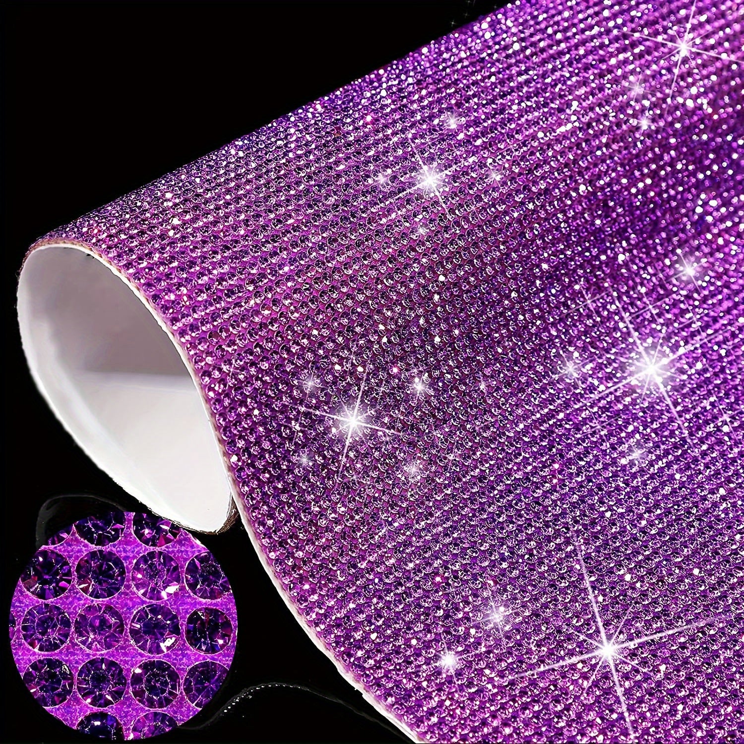 Crystal Drill Sticker DIY Self Adhesive Decoration