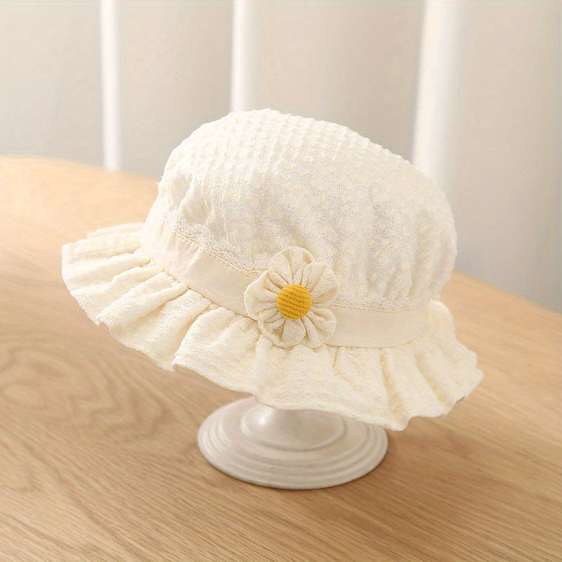 Princess Hats Wide Brim Fisherman Hat for Baby Girls