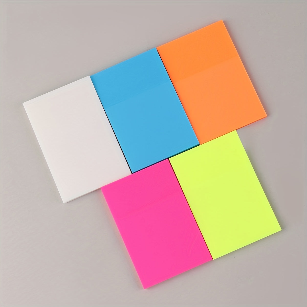 50 Transparent & Multicolored Sticky Notes in One Book